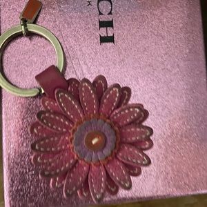 Coach flower fob